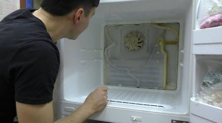 Чистка дренажной системы холодильника No Frost