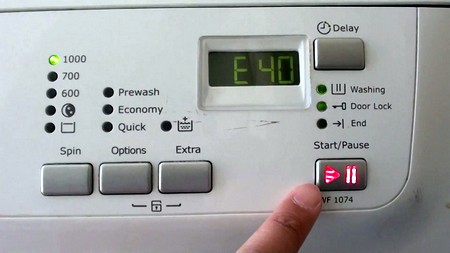 Ошибки стиральных машин Electrolux