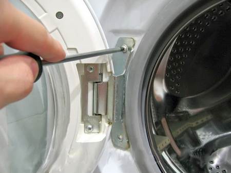 Замена дверцы люка стиральной машины